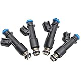 Riloer 4pcs Engine Fuel Injectors Replacement, Compatible with C-hevrolet C-obalt 2.2L P-ontiac G5 P-ursuit 2.2L 2005-2010, 25362871 12582219 12602479 832-11191