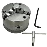 MachEl 5" (125 mm) 3-Jaw Self-Centering Lathe Chuck with Cast Iron Backplate – 1-1/2" x 8 TPI Thread – Compatible with Boxford Lathes