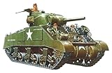Tamiya US M4 Sherman Tank Early Production 1:35 Military Plastic Model Assembly Kit