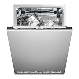 COMFEE' KWH-BD1413I-B Fully Integrated Dishwasher with 14 Place Settings, Auto Door Open Drying, 44dB Low Noise, Built-in Dishwasher with Auto Sensing Wash, Rapid Wash, Adjustable Upper Basket - Black