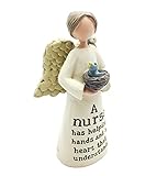 Beautiful Crafted Nurse Angel Sentiment Decoration Gift