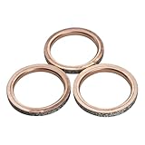 38.5 * 50 * 5/3GD-14613-00-00 1/2/3/4PCS Exhaust Pipe Gasket For XVZ1300 Royal Star TT500/XT500 BW350BigWheel YFM350/400/450(3pcs)