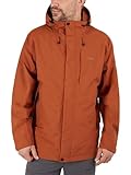 Rohan Men's Brecon Waterproof Jacket, Lightweight Rain Jacket, Breathable & Windproof With Threepoint Adjustment Hood - Copper Orange, M