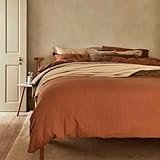 Christy Duvet Cover Bedding Sets | Organic Retreat | Double Set | Clay | 100% Certified Organic Cotton | Super Soft Bed Linen