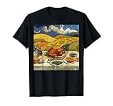 The harvest painting by Van Gogh, art Thanksgiving T-Shirt