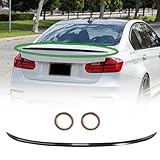 GEARCELL Rear Trunk Spoiler Compatible for BMW 3 Series F30 F35 F80 320i 328i 330i 335i M3 Sedan 2012-2018 Rear Boot Lid Highkick Wing Lip (Gloss Black)