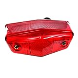 YHZRDMSK Brake Light Rear Motorcycle Tail Lights Reflector Tail Brake Stop Lamp For Lucas Replica 525 BSA Up To 1955 Motorcycle Tail Light