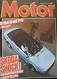 Motor magazine 27 July 1985 featuring Toyota Supra, Opel Monza GSE, Mitsubishi Starion, Skoda