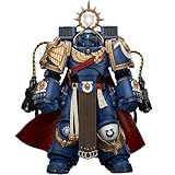 JOYTOY Warhammer 40k Space Marine 2，Ultramarines Marneus Calgar, Chapter Master with MKX Gravis Armour and Gauntlets of Ultramar 1/18 Action Figure Collect And Display Model