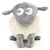 Sweet Dreamers, Ewan The Dream Sheep, Grey - Baby White/Pink Noise Machine and Sleep Aid with Night Light