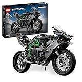 LEGO Technic Kawasaki Ninja H2R Motorcycle Toy, Vehicle Gift for 10 Plus Year Old Kids, Boys & Girls, Collectible Motorbike Building Set, Scale Model Kit for Independent Play 42170