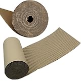 600mm x 10m Corrugated Cardboard Paper Roll - 10 Metres