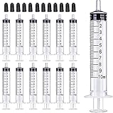 Gufastoe Pack of 20 10ml sterile syringes without needles with cap, for small pet feeding, industrial precision application