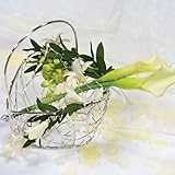 IS Group Silver Heart Basket Pomander