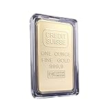 Swiss 1oz Fine Gold Bar - Commemorative Coin, Gold-Plated, Metal Bar, Collectible Gold-Plated Coin
