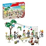 Playmobil 71365 City Life Wedding Reception Promo Pack, romantic wedding to re-enact, with decorations and several guests and animals, ceremonial role-play, playset suitable for children ages 4+