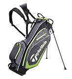 TaylorMade Golf Bag, Charcoal/Black/Green, Pro Stand 6.0