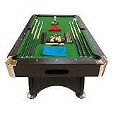 7 Ft Pool Table Billiard Playing Cloth Indoor billiards table new - Green Season