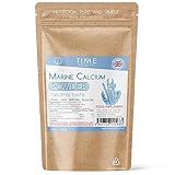 Marine Calcium and Trace Minerals 100g Powder – Neutral Taste – AquaMin® – Red Alga Lithothamnium calcareum – GMP – UK Made - Zero Additives (100g Pouch)