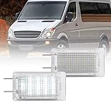 NSLUMO 2x White Led Door Courtesy Lights Under Warning Entry Lighting Compatible with Mercedes Ben.z Sprinter II W906 2009-2018 Vito Viano W639 2003-2014 W108 W123 W201 W202 W210