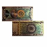 Paper Money Crypto Cryptocurrency Note Game Novelty BTC Gold Bitcoin Banknote