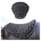 AFGJHYT Motorcycle Seat Cushion Gel for Ducati Hypermotard 939 SP Hypermotard 950 SP, Shock Absorption 3D Honeycomb Mesh Motorbike Seat Pad, Quick-drying Protective Ride Saddle Seat Cover