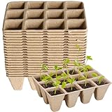 Armo Gardening Seed Starting Trays, 240 Cells, Biodegradable Plant Pots, 20 Pack