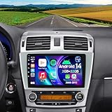 [2+32G] 9'' Car Stereo for Toyota Avensis 2009-2015,Wireless Carplay/Android Auto,GPS Bluetooth AHD Backup Camera Mic,SWC/FM/AM