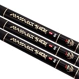 YGLONG Carp Fishing Pole 8m/9m/10m/11m/12m/13m Extra Long Fresh Water Feeder Rod Telescopic Fishing Rod Carbon Fiber Fishing Rod Spare 4 Parts Fishing Pole (Length : 13m and tips gifts)