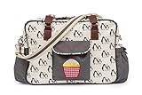 Pink Lining Baby Diaper Bag, Yummy Mummy (Penguin Love)