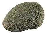 Mens Harris Tweed Flat Cap By Failsworth - Pattern 2013 Stornoway (61cm)