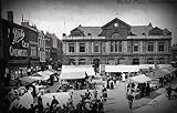 A4 Photo Lincolnshire Gainsborough Market Place Stalls & Boots Cash Chemists