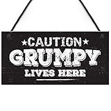 Red Ocean Shed Man Cave Signs Grumpy House Door Plaque Garden SummerHouse Sign Gifts For Dad