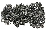 1.9kg Assorted Zinc Plated 1/4", 3/8" & 5/16" UNF (Unified Fine PItch Threads) Imperial Hexagon Head Bolts, Nuts and Washers
