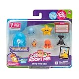 Adopt Me! Pets Multipack Into the Sea - Hidden Pet - Top Online Game - Exclusive Virtual Item Code Included - Fun Collectible Toys for Kids Featuring Your Favourite Adopt Me Pets, Ages 6+