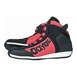 Daytona AC4 WD motorcycle boots leather/textile – BLACK/RED