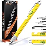SAPGIF 9 in 1 Multi Tool Pen, Gifts for Him, Mens Stocking Fillers for Adults, Mens Gadgets, Christmas Gifts for Men Birthday Present, Tech Gift for Men/Dad/Boyfriend/Husband
