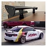 Spoiler For BMW 1M M3 E82 E87 E90 E92 E93 F30 F10 Revozport Style GTS Carbon Fiber Material Rear Spoiler Tail Trunk Wing Boot Molding Rear Wing(FPR Matte black)