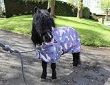 Ruggles 50g V2 Turnout Rug for Shetland Pony Donkey Miniature Horse Section A | 1200D Teflon Coated Fabric | Perfect for Milder Wet Weather (Animal Print, 3' 6")