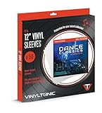 Vinyl Tonic 12" Vinyl Record Sleeves | Clear Plastic Cover | Fits Standard or Gatefold Vinyl (50 Pack)