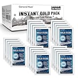 General Medi Instant Cold Pack (10x14cm) – Set of 25 Disposable Cold Therapy Packs for Pain Relief, Swelling, Inflammation, Sprains, Strained Muscles, Toothache – for Athletes & Outdoor Activities