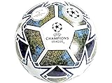 Hy-Pro UEFA Champions League Football, Size 5, Officially Licensed, Training, Match, Merchandise, Collectible For Kids and Adults, Great Football Gift Idea, White/Blue/Green