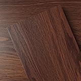 GreenFullHouse Vinyl Floor Tiles Self Adhesive Floor Planks Wood Effect Peel and Stick Floor Tile Vinyl Flooring Planks for Meeting Room Bathroom Floor Planks 2.0mm 18pcs (2.51m²,Toasted Mahogany)