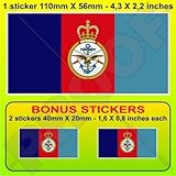 British Ministry of Defence Flag Britain UK 4,3" (110mm) Vinyl Bumper Sticker, Decal x1 +2 Bonus