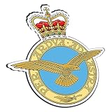 Royal Air Force (SK28) Military Waterproof Vinyl Stickers Decal Veteran RAF 100mm x 95mm