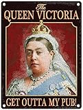 OG The Queen Victoria (Pub Sign) Small metal sign