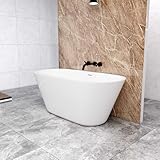 Modern Designer Bathroom Freestanding Double Ended Bath Bathtub 1500x700mm