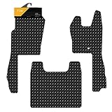 FSW - Tailored Truck Mat - Fits Scania R Series Manual 2004-2017 - EXTRA Heavy Duty 5MM Rubber - Anti Slip Truck Floor Mat, Waterproof, Anti Slip Backing - 3Pc Floor Mat With Clips