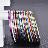 Fishing Tinsel Line Tape 14pcs Holographic Fly Tying Material for Streamers and Flies