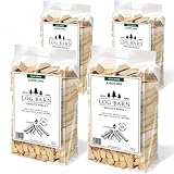 Log Barn Kiln-Dried Kindling Wood for Wood Burner – approx. 10kg (4 x 15l Bags) | Bumper Pack Kindling Sticks for Log Burners, Fire Pits, Pizza Ovens & Open Fires - Ideal for Home & Commercial Use